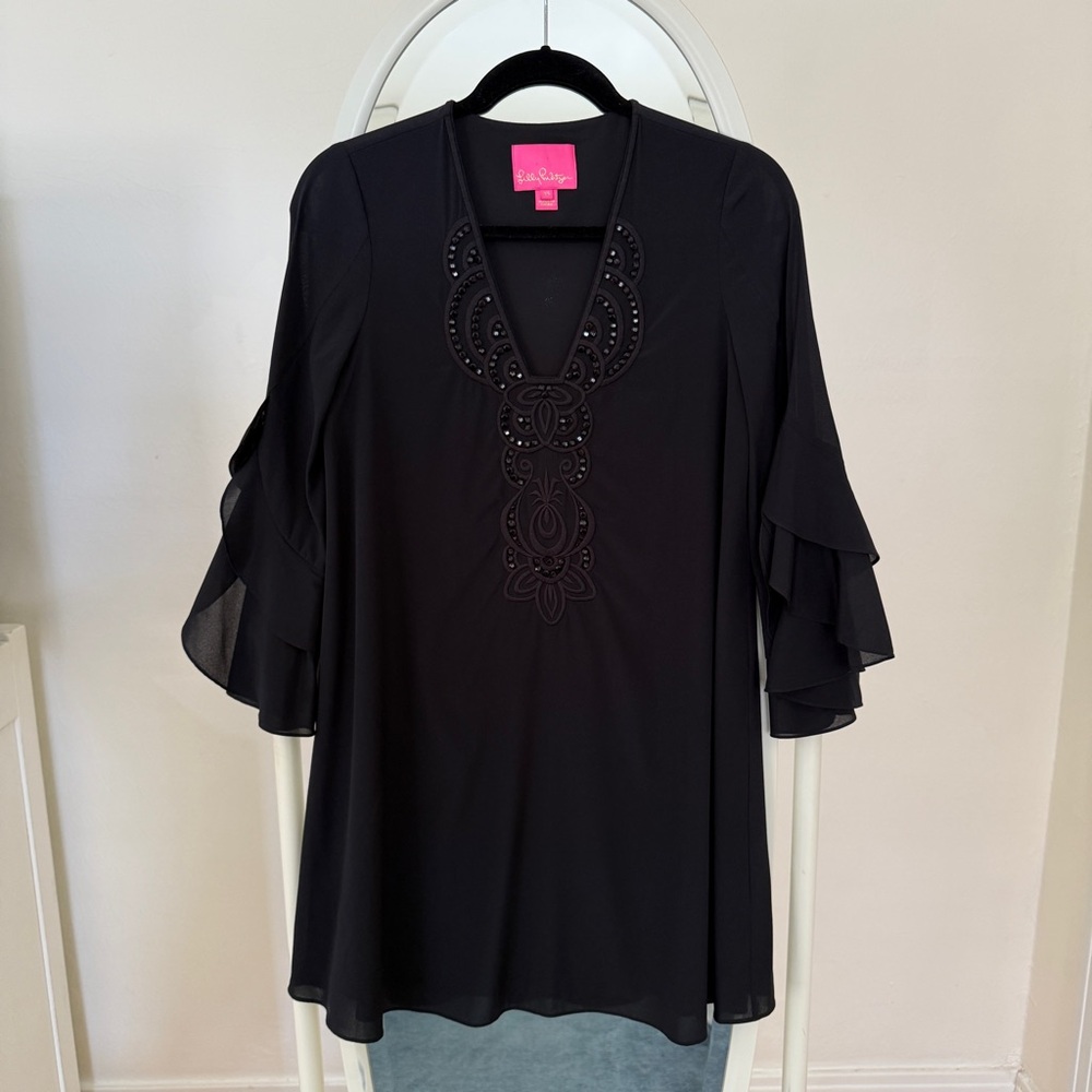 Lilly Pulitzer Black Cocktail Dress
